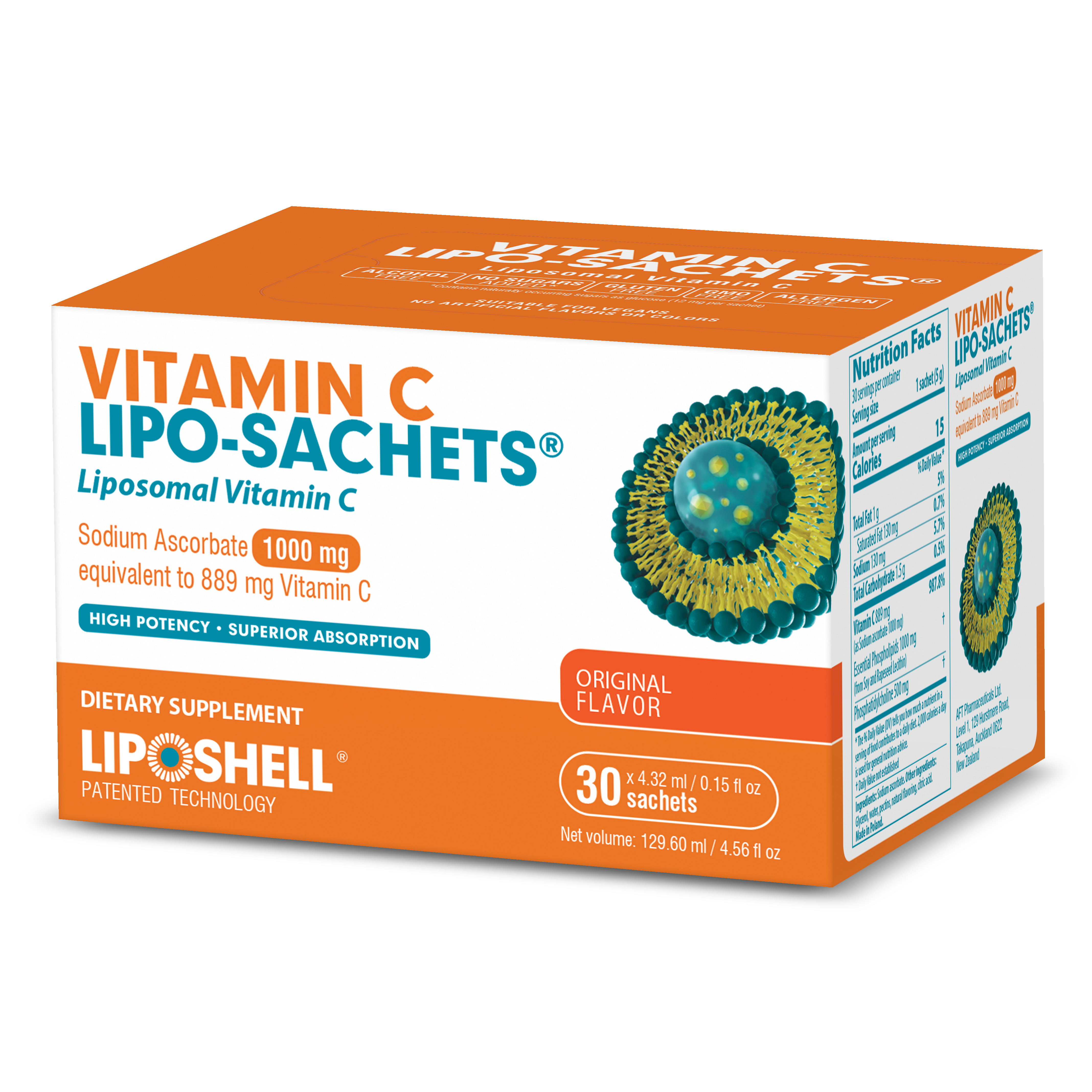 Vitamin C Lipo-Sachets 1000mg Original 30's